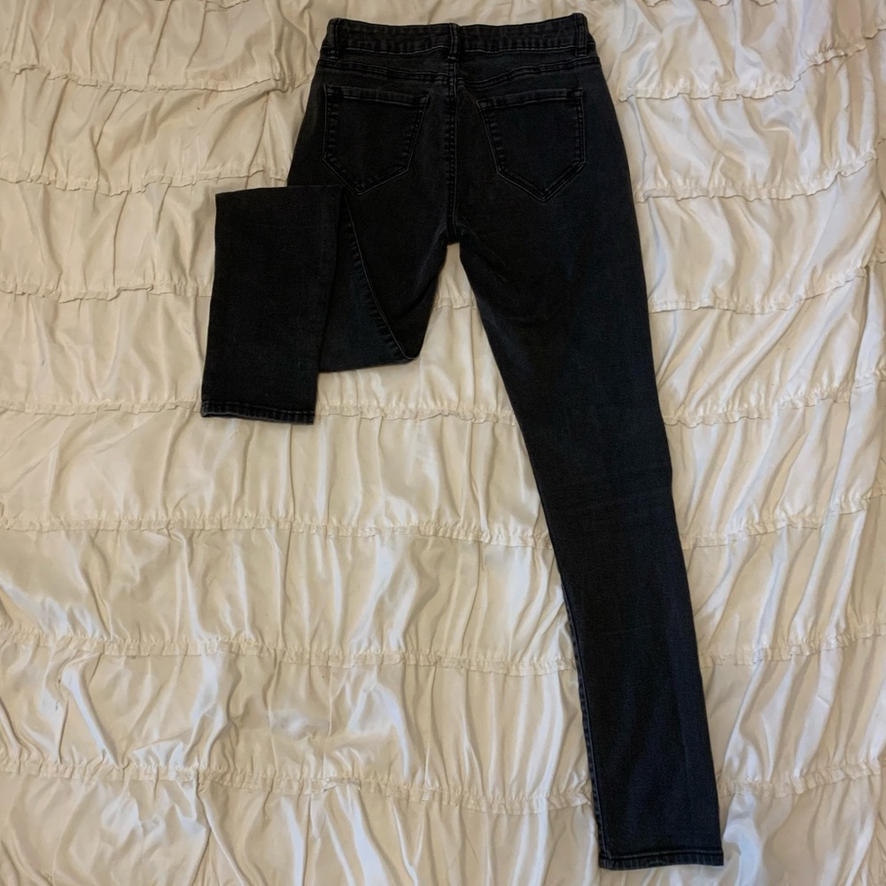 Refuge Black Skinny Jeans